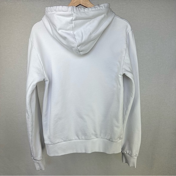 boy London Boy Is Love Long-sleeve Pullover Hoodie Heart Logo White Small - Picture 5 of 7